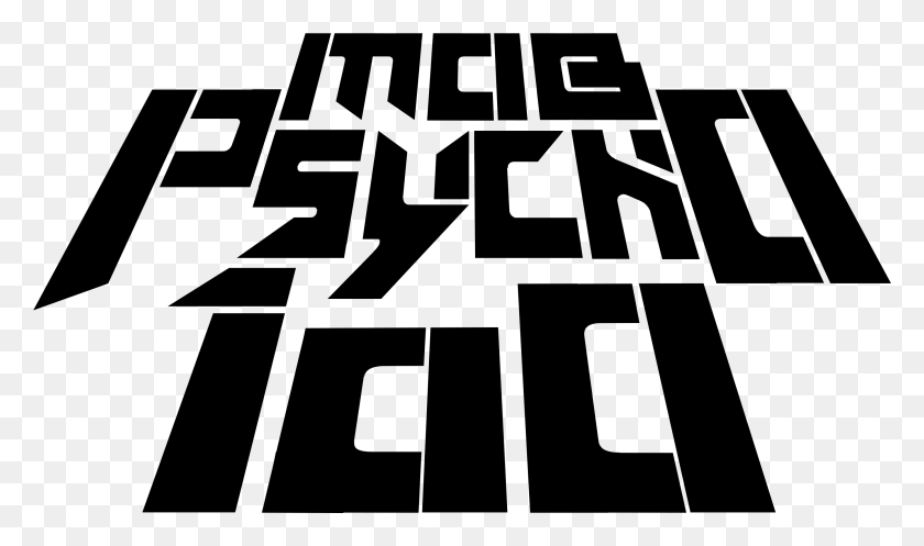 2767x1551 Mob Psycho 100 English Logo Mob Psycho 100 Logo, Gris, World Of Warcraft Hd Png
