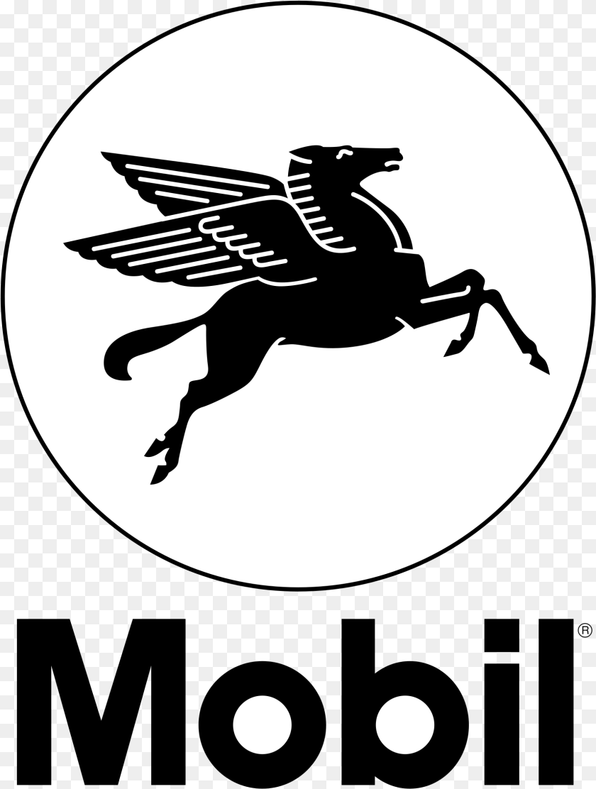 1655x2191 Mobil Pegasus Logo Transparent Mobil Oil Pegasus, Stencil, Silhouette, Animal, Kangaroo PNG