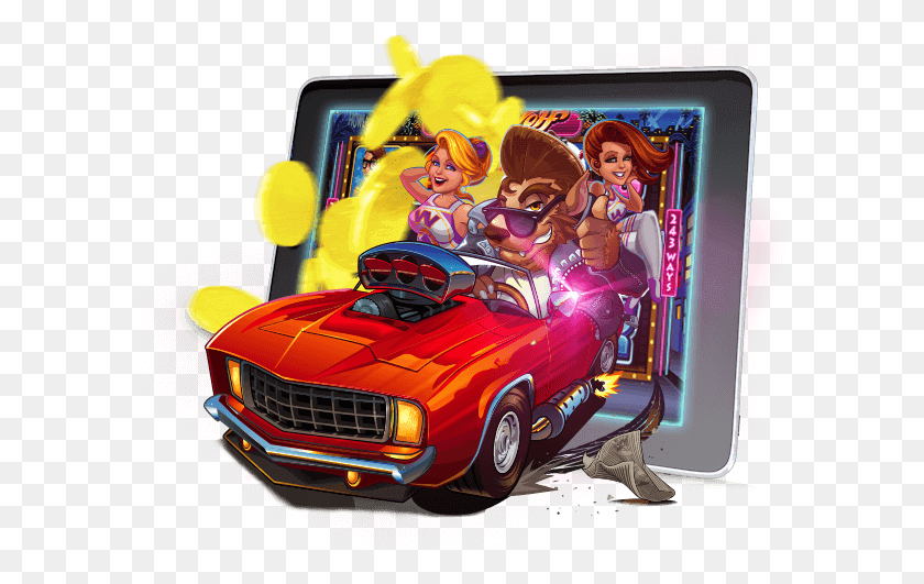 595x471 Mobile Casino Games On Your Ipad Antique Car, Vehicle, Transportation, Automobile HD PNG Download