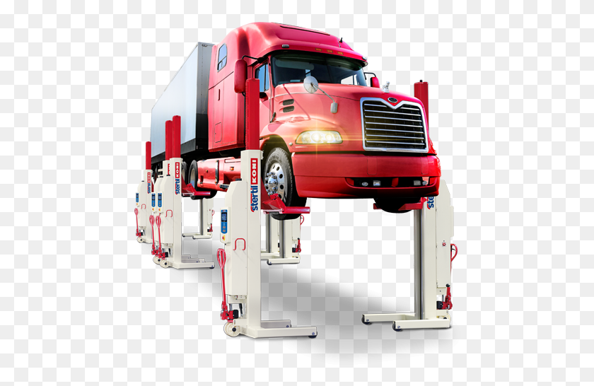 462x486 Mobile Column Lifts Stertil Koni, Fire Truck, Truck, Vehicle HD PNG Download