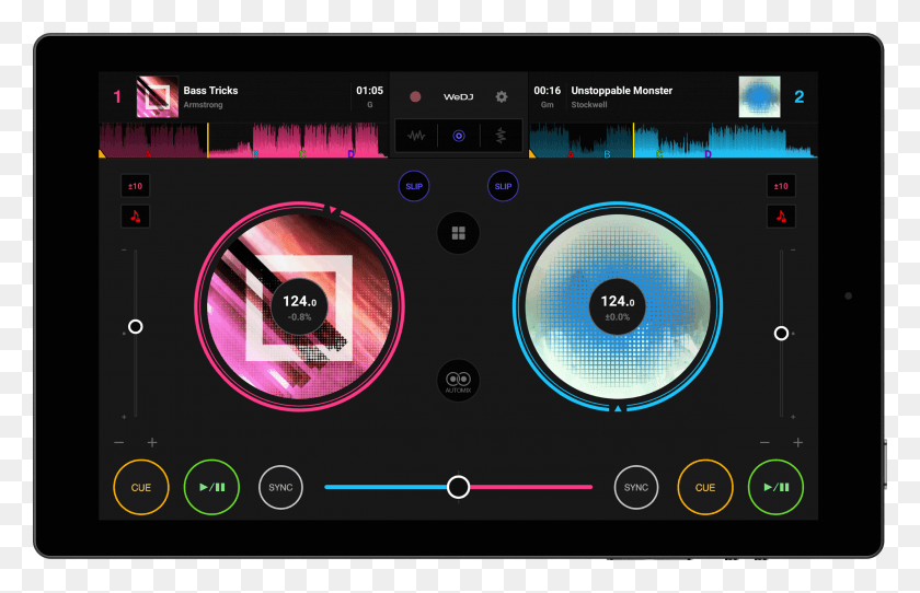2500x1547 Mobile Dj App For Android Wedj App, Electronics, Stereo, Indoors HD PNG Download