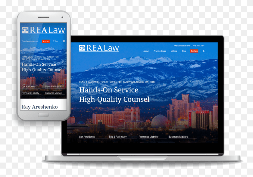 793x537 Mobile First Custom Website For Rea Law Iphone, Mobile Phone, Phone, Electronics HD PNG Download