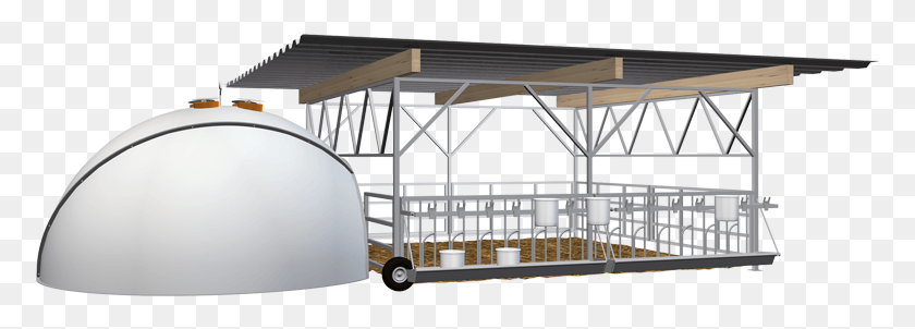 775x242 Mobile Igloo Housing Canopy, Porch, Nature, Shelter Descargar Hd Png