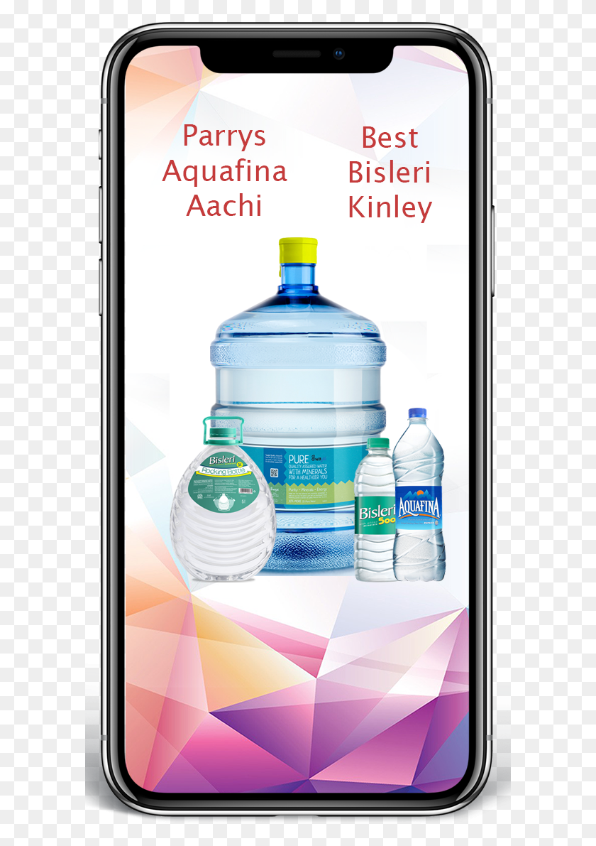 601x1131 Mobile Mockup Image Carto Digital Infantil, Mineral Water, Beverage, Water Bottle HD PNG Download
