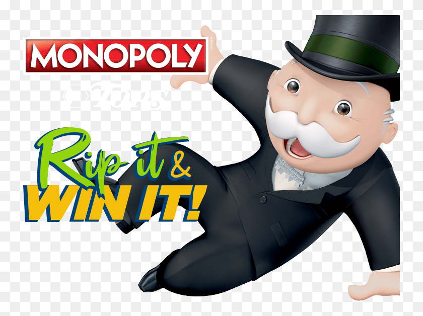 748x568 Mobile Monopoly Rip Amp Win Cartoon, Clothing, Apparel, Person HD PNG Download