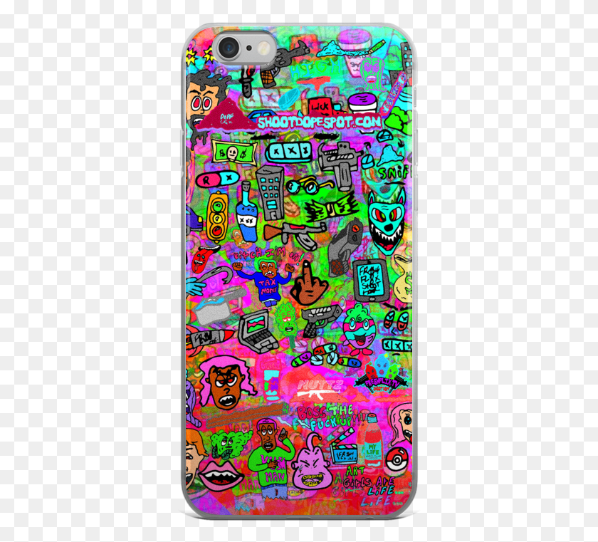 345x701 Mobile Phone Case, Doodle HD PNG Download