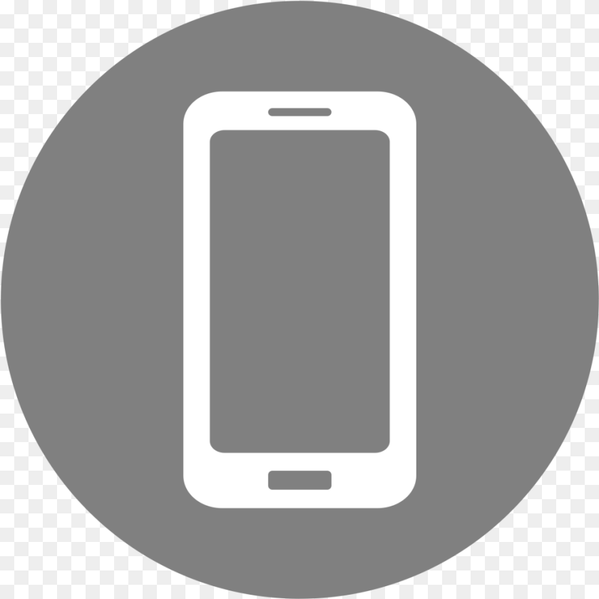 981x981 Mobile Phone Icon Phone Icon Gray, Electronics, Mobile Phone Transparent PNG