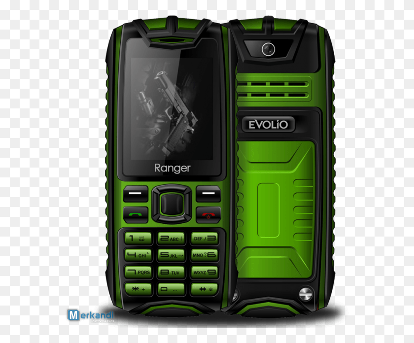 576x636 Descargar Png Teléfono Móvil Ranger Verde Dual Sim Característica De Imagen De Teléfono, Electrónica, Teléfono Celular Hd Png