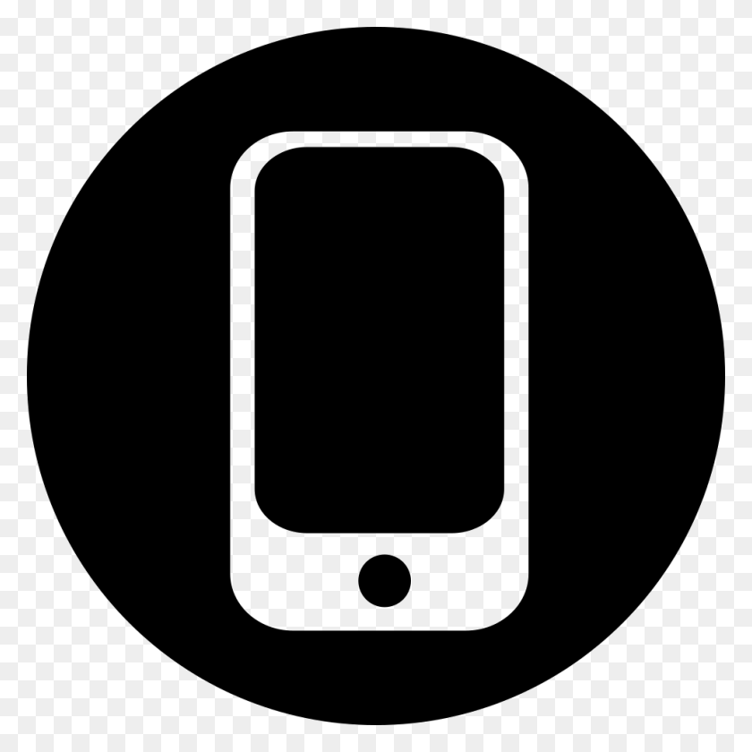 980x980 Mobile Phone Recharge Svg Icon Free Cell Phone Icon Circle, Symbol, Text, Label HD PNG Download