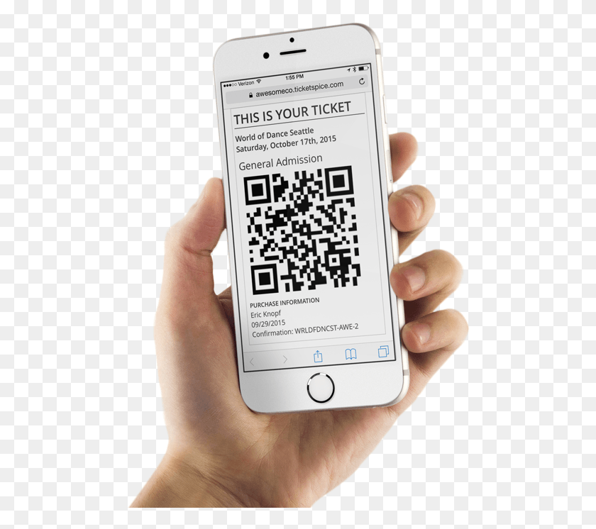484x686 Mobile Ticket Hand Crop Hello Alfred App, Mobile Phone, Phone, Electronics HD PNG Download