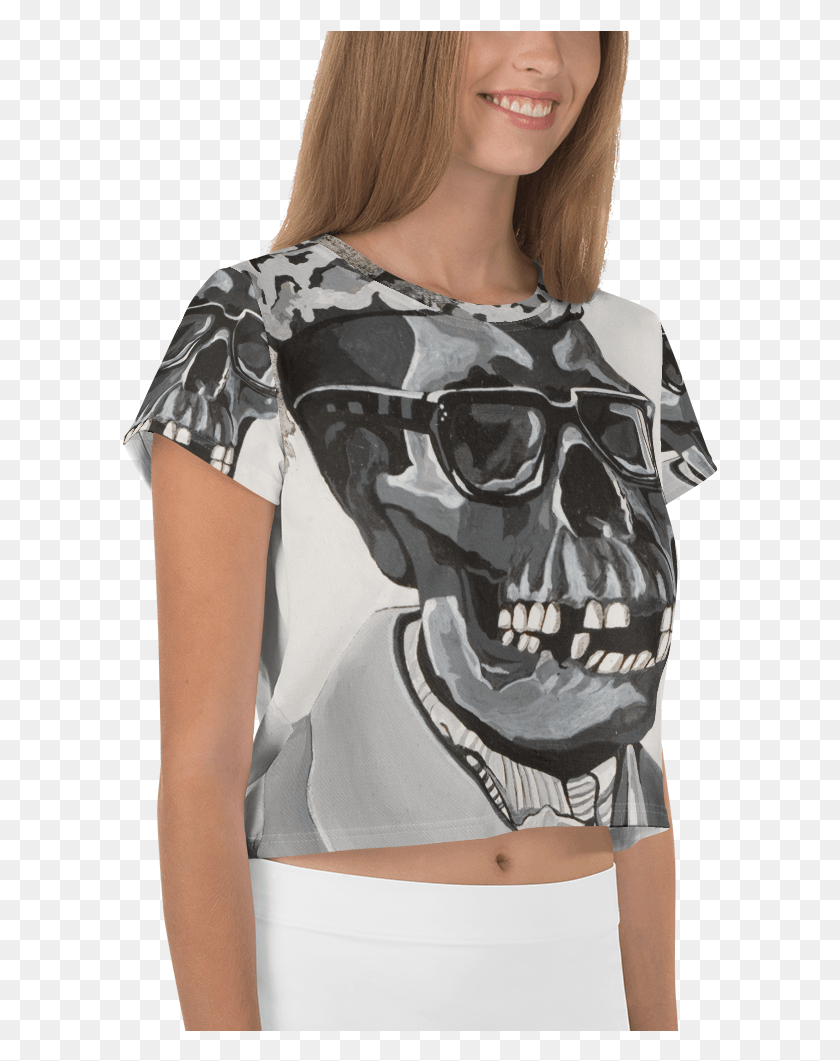 596x1001 Mobutu Sese Seko Skull Skull, Clothing, Apparel, Sleeve HD PNG Download