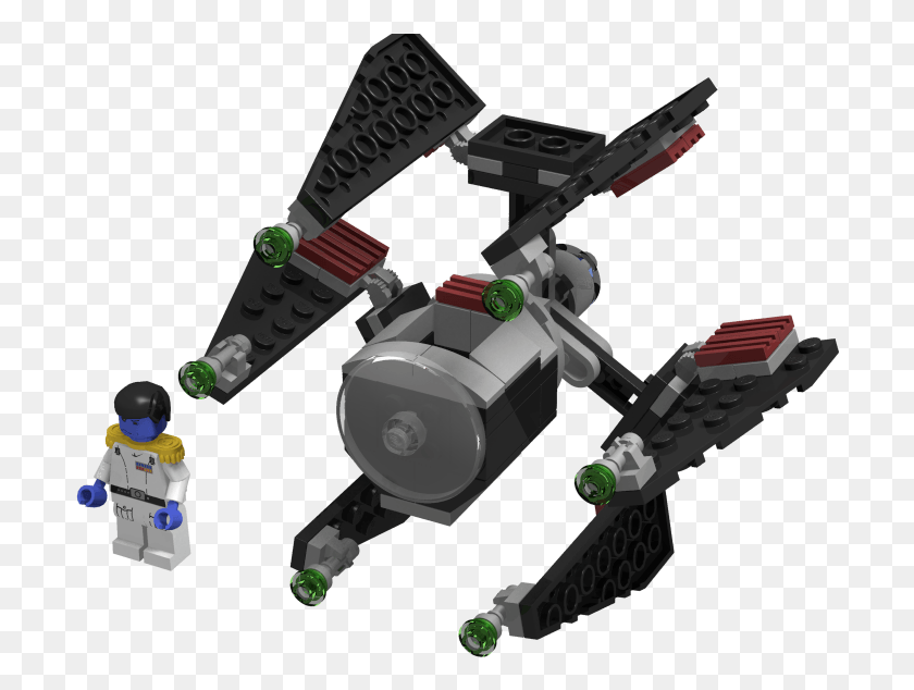 702x574 Moci Honestly Love Doing These Lego Tie Defender Microfighter, Toy, Robot, Person HD PNG Download