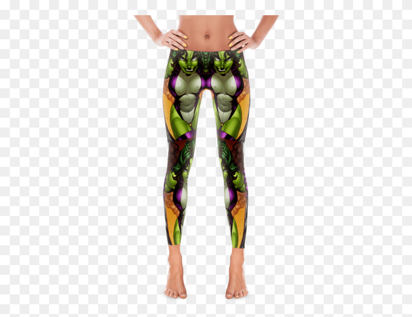 302x586 Mockup 671fa163 Original Leggings With Pugs, Clothing, Apparel, Person HD PNG Download