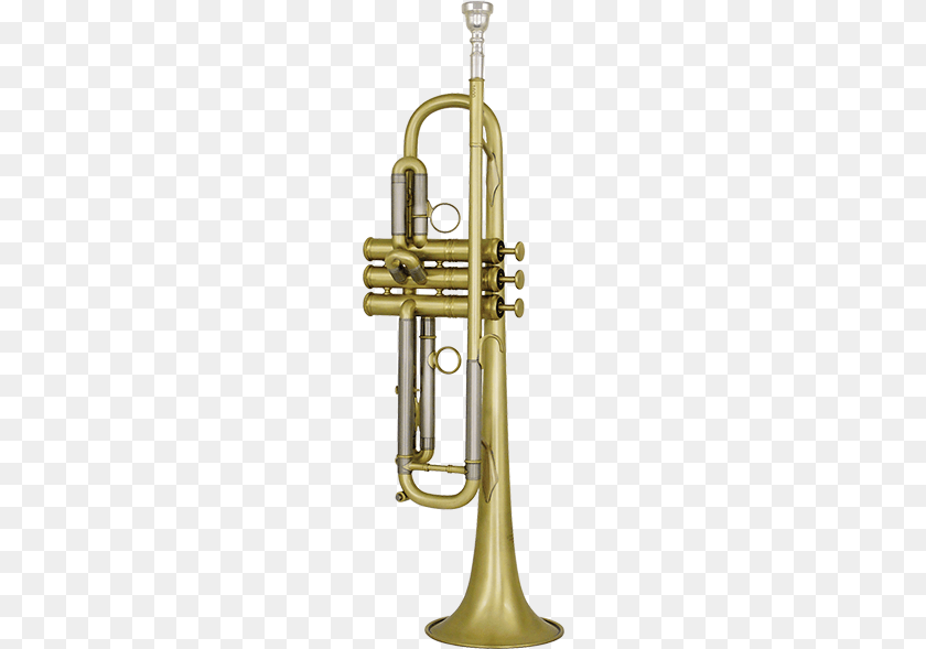 184x589 Model 1600 Bb Trumpet Kanstul 1600 Series Bb Trumpet 1600 5 Brushed Lacquer, Brass Section, Flugelhorn, Horn, Musical Instrument Clipart PNG
