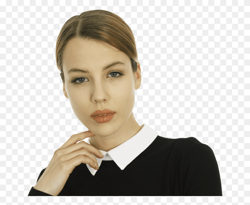 657x628 Model Face Transparent Background Portrait Photography, Person, Human, Clothing HD PNG Download