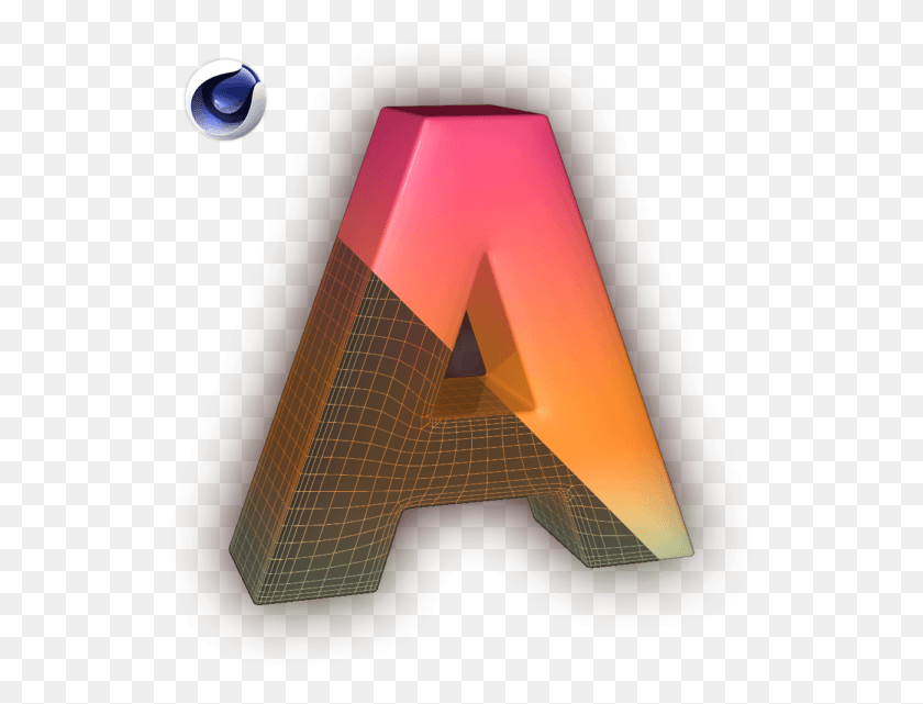 548x581 Model Font Cinema 4d Plugin Icon Triangle, Alphabet, Text, Number HD PNG Download