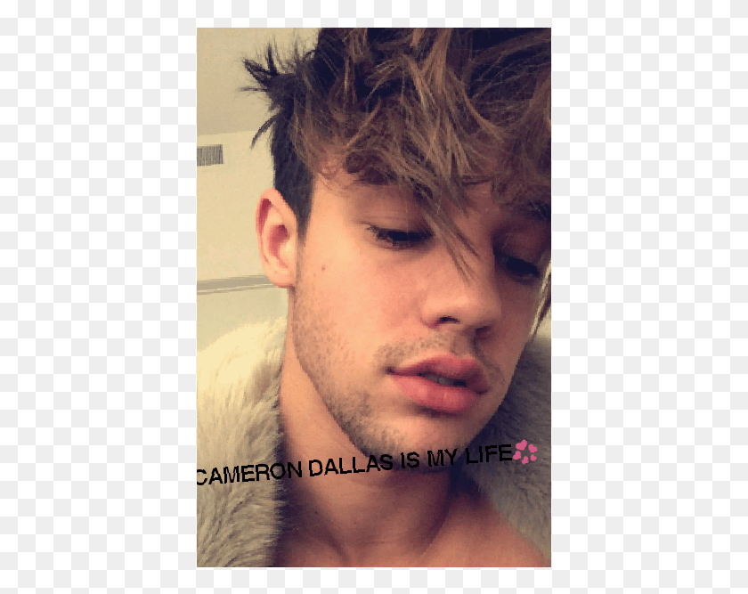 399x607 Model Image Graphic Image Cameron Dallas 2018 Wet, Face, Person, Human HD PNG Download