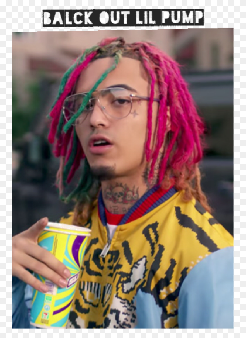 757x1096 Model Image Graphic Image Lil Pump, Skin, Person, Human HD PNG Download