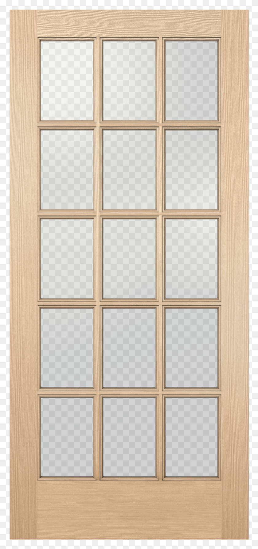 863x1914 Model Overview 36 Inch 15 Lite Exterior Door Slab, Picture Window, Wood, Hardwood HD PNG Download