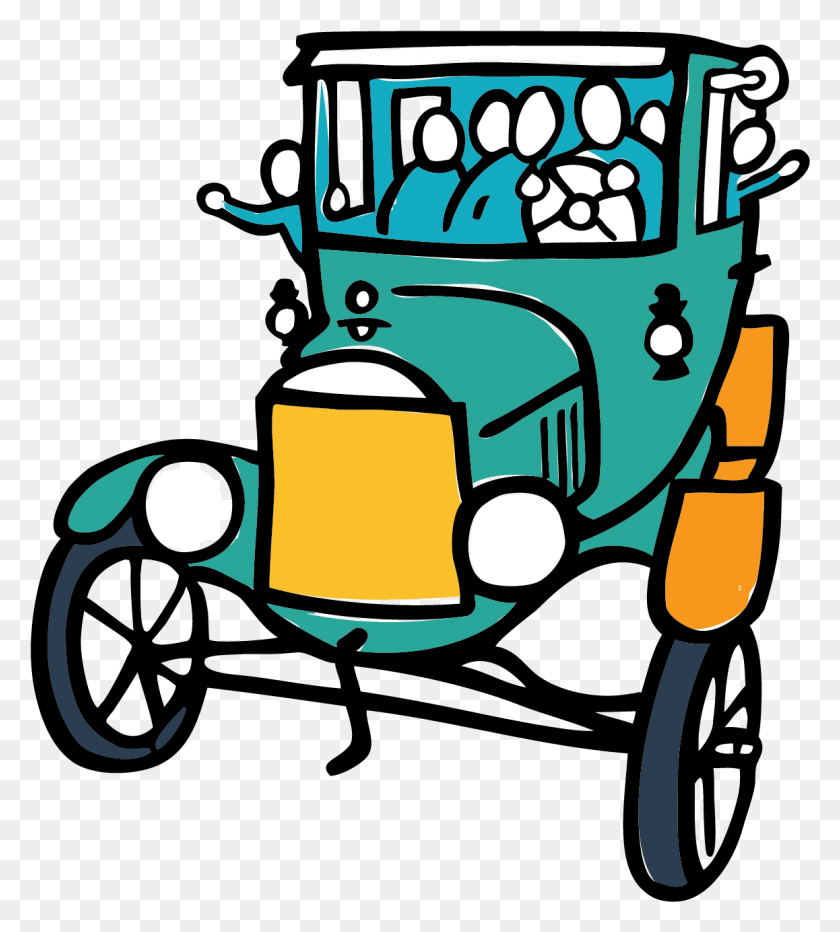1158x1296 Model T Filled Happy People Clipart Ford T Model Transparent Cartoon, Car Wash, Car, Vehicle HD PNG Download
