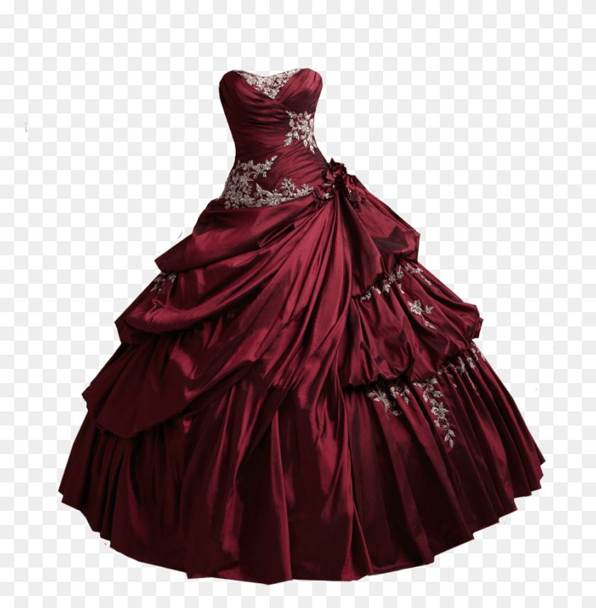 769x797 Model Vector Fashion Gown Vestidos De Tintos, Dress, Clothing, Apparel HD PNG Download
