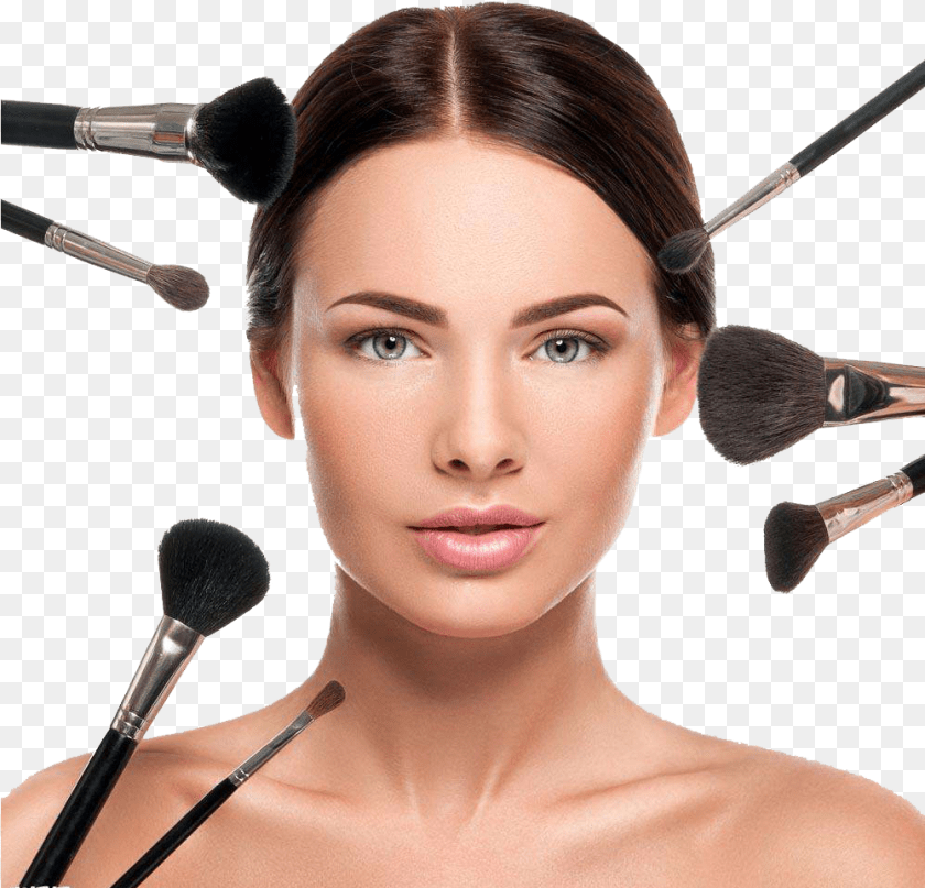 Model Vector Makeup Model For Make Up Brush, Adult, Person, Head, Female Transparent PNG