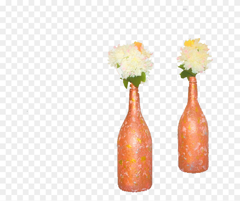 653x641 Modern Decorative Glass Vase Bouquet, Plant, Bottle, Beverage HD PNG Download