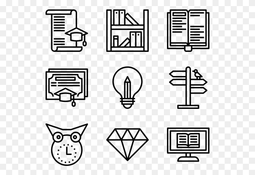 541x517 Modern Education Clock Icon Free Vector, Gray, World Of Warcraft HD PNG Download