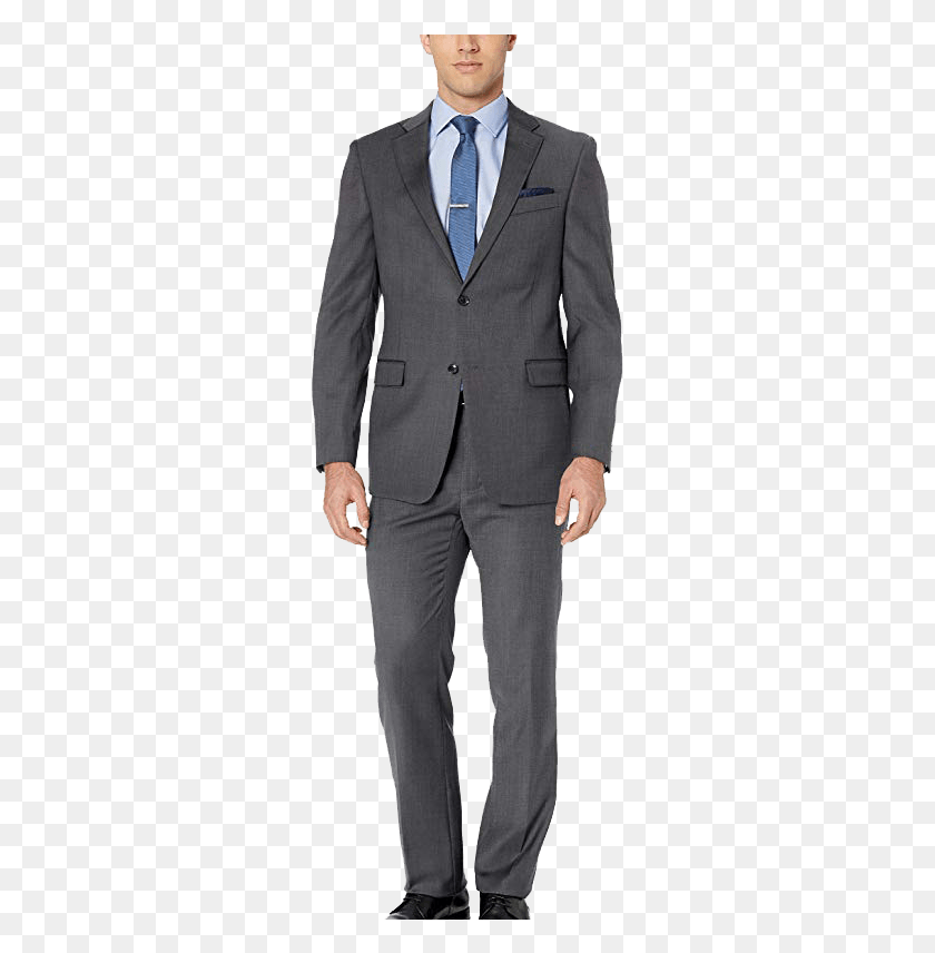 281x796 Modern Fit Charcoal Grey Suit By Tommy Hilfiger Grey Suits, Overcoat, Coat, Clothing HD PNG Download