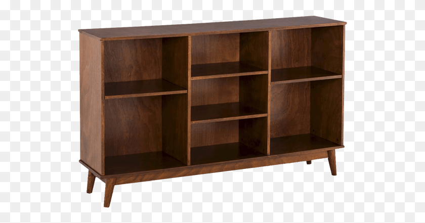 533x381 Modern Horizontal Bookshelf, Furniture, Sideboard, Wood HD PNG Download