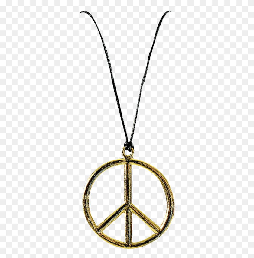 320x794 Modren Gangster Gold Chain In Design Peace Sign Necklace, Pendant, Jewelry, Accessories HD PNG Download