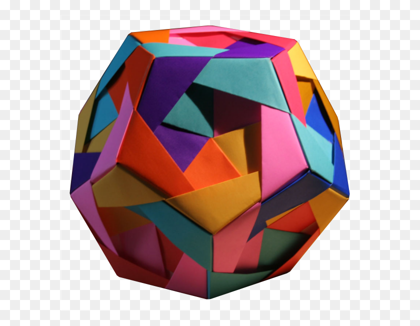 598x592 Modular Origami, Paper, Sphere HD PNG Download