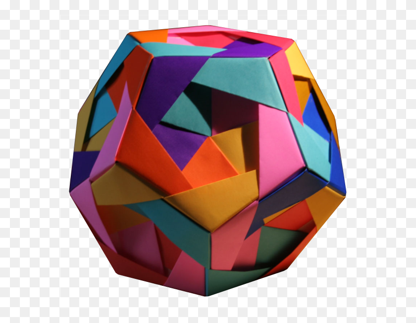 598x592 Origami Modular, Papel, Esfera Hd Png