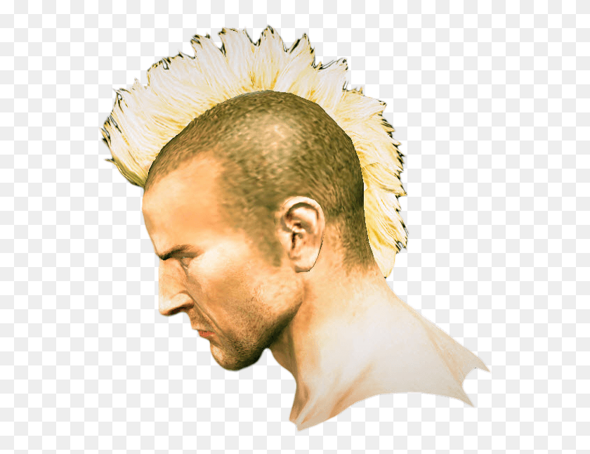 565x586 Descargar Png / Mohawk, Cabeza, Cara, Persona Hd Png