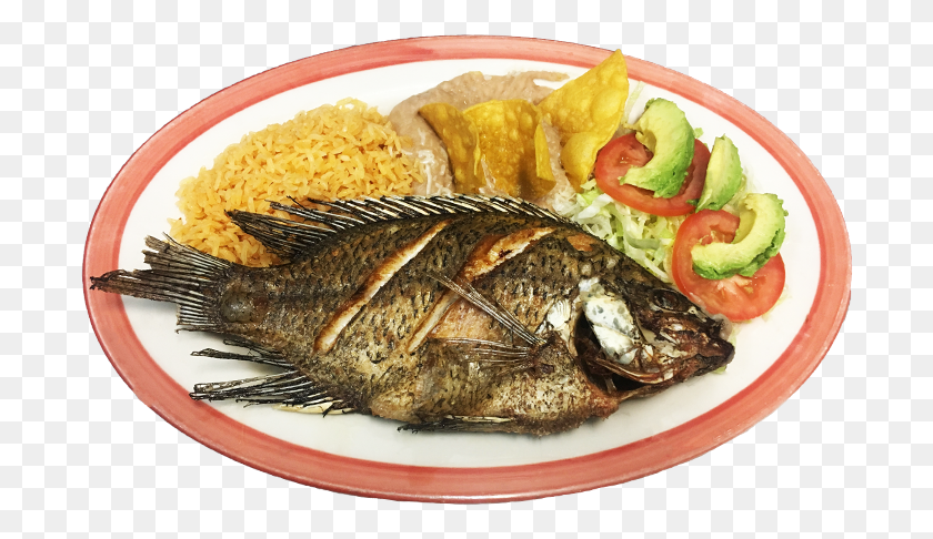 696x426 Mojarra Frita Fried Fish, Animal, Dish, Meal HD PNG Download