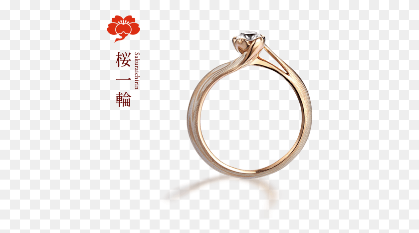 413x407 Mokume Gane Sakura Ichirin Engagement Ring, Accessories, Accessory, Jewelry HD PNG Download
