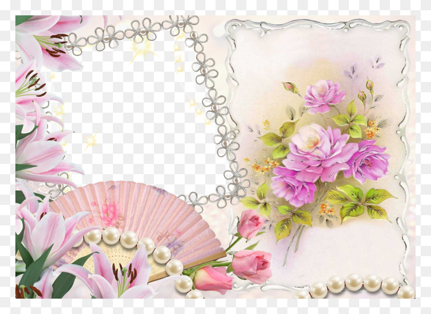 1225x870 Moldura Amor Moldura Casamento Moldura Noivado Frame Artificial Flower, Graphics, Floral Design HD PNG Download
