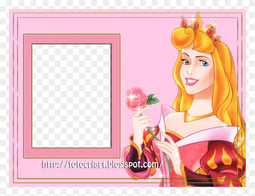 800x600 Molduras Da Princesa Pink Sleeping Beauty Background, Advertisement, Poster, Person HD PNG Download