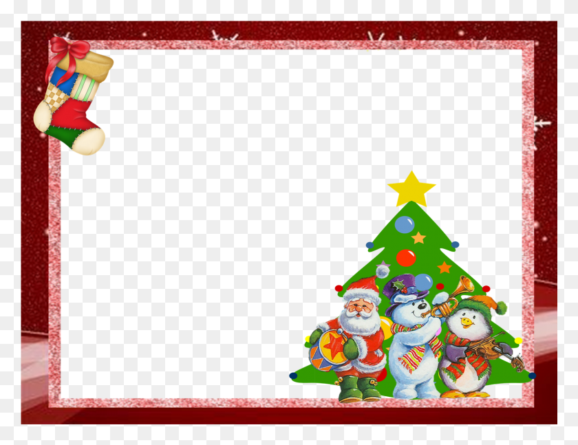 1501x1130 Descargar Png / Molduras Natal Scrapee Boa Noite Feliz Natal, Árbol, Planta, Ornamento Hd Png