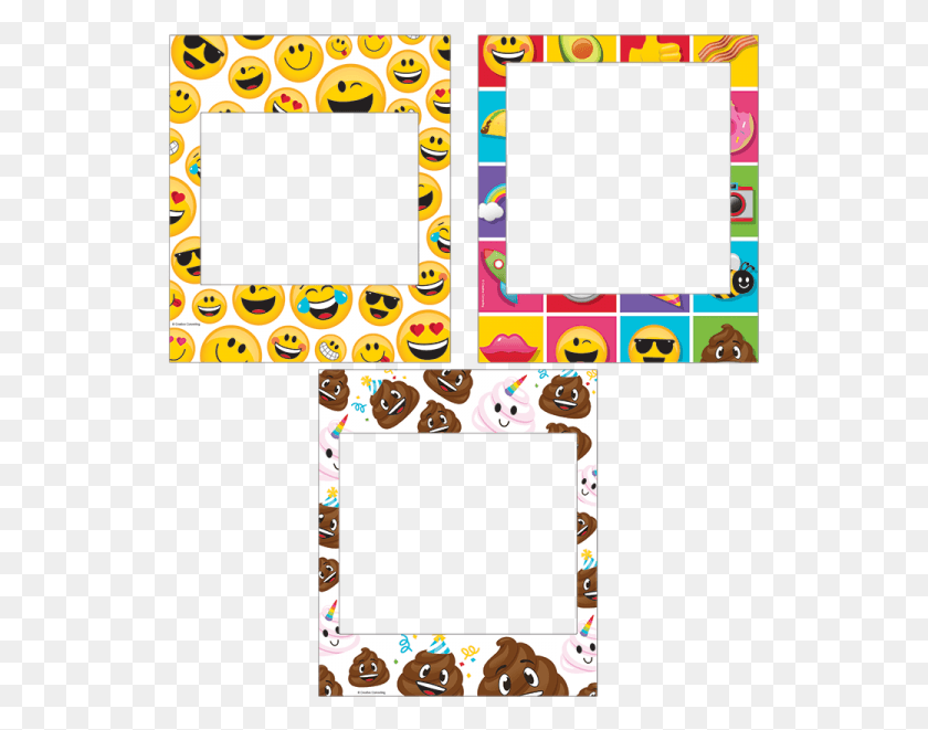 537x601 Descargar Png Molduras Para Fotografias Emoji Moldura Para Foto Emoji, Text, Pac Man, Super Mario Hd Png