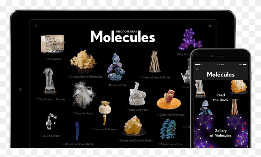 973x556 Descargar Png Molecules For Ios Review Ipad Molecule App, Teléfono Móvil, Teléfono, Electrónica Hd Png