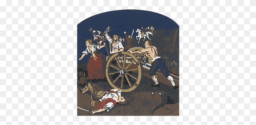 336x351 Molly Pitcher Series Xvii Revolutionary War Collection, Person, Human, Weapon HD PNG Download