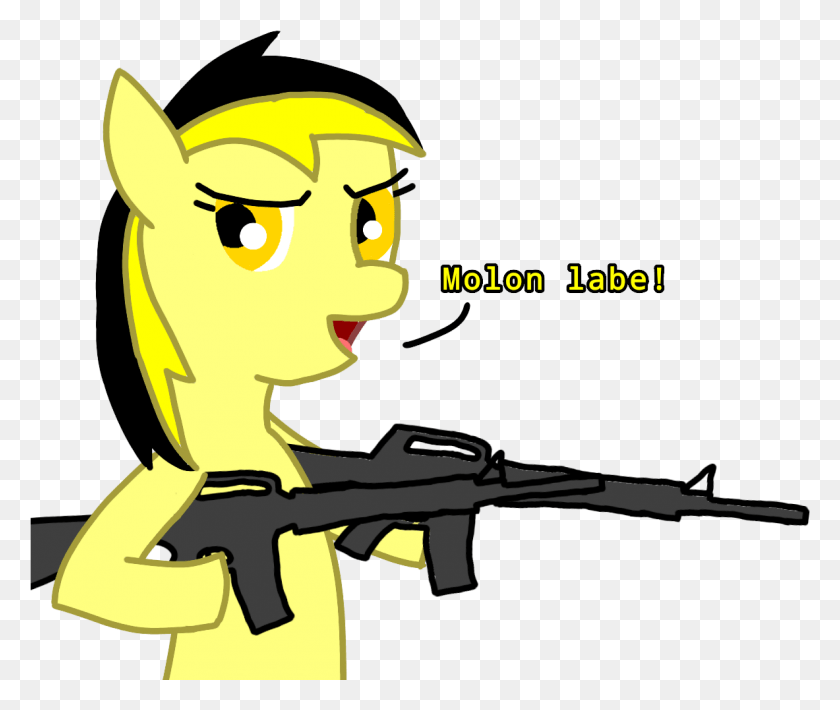 1183x986 Molon Labe Clipart Ar Cartoon, Gun, Weapon, Weaponry HD PNG Download