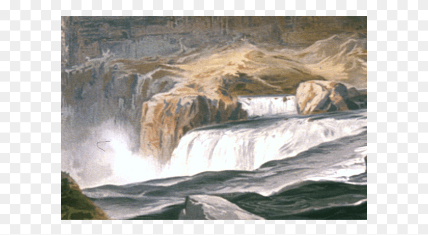 601x401 Molten Waterfall, River, Outdoors, Water Descargar Hd Png