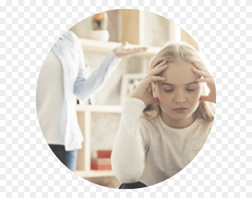 600x600 Mom Ignoring Daughter, Person, Human, Face HD PNG Download