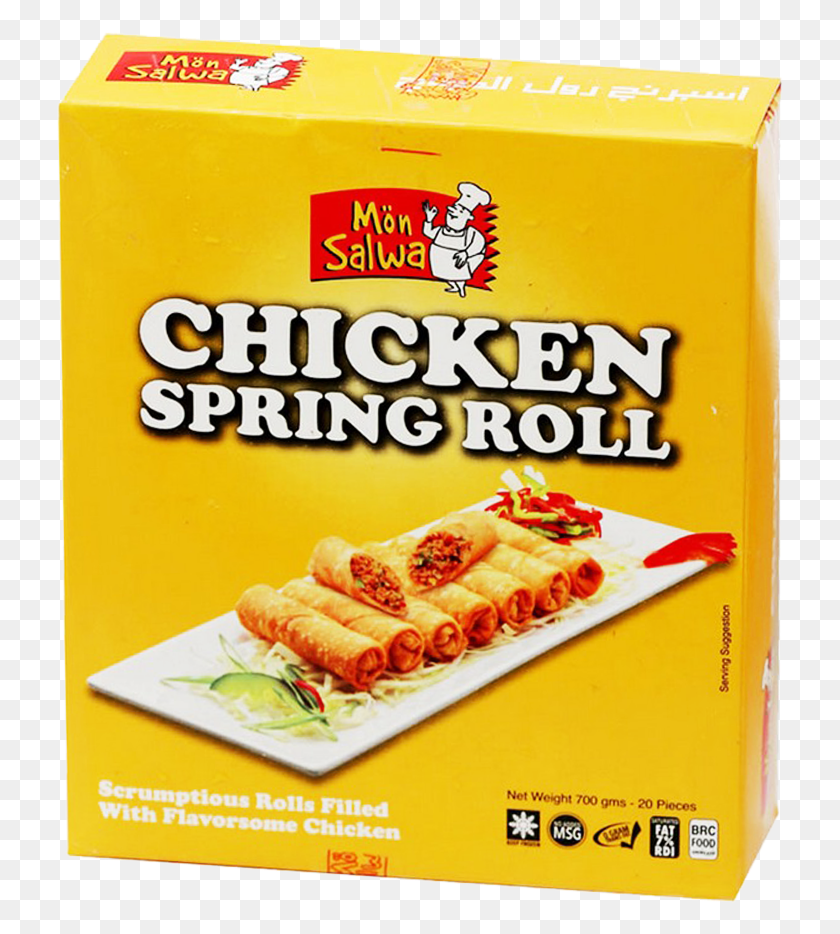 729x874 Mon Salwa Chicken Spring Roll 700 Gm Monsalwa, Advertisement, Poster, Flyer HD PNG Download