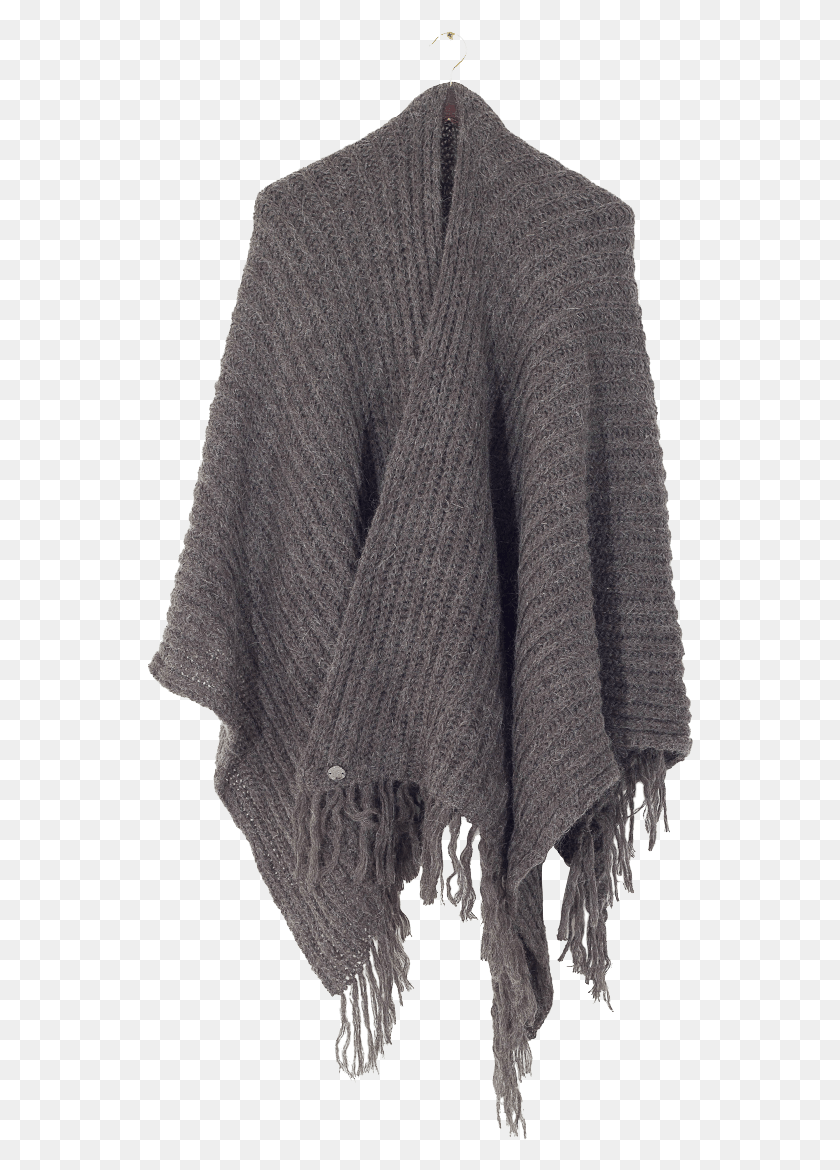 546x1110 Mona Hanger Wool, Clothing, Apparel, Poncho HD PNG Download