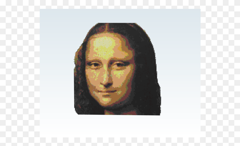 564x451 Mona Lisa, Head, Hair, Face HD PNG Download