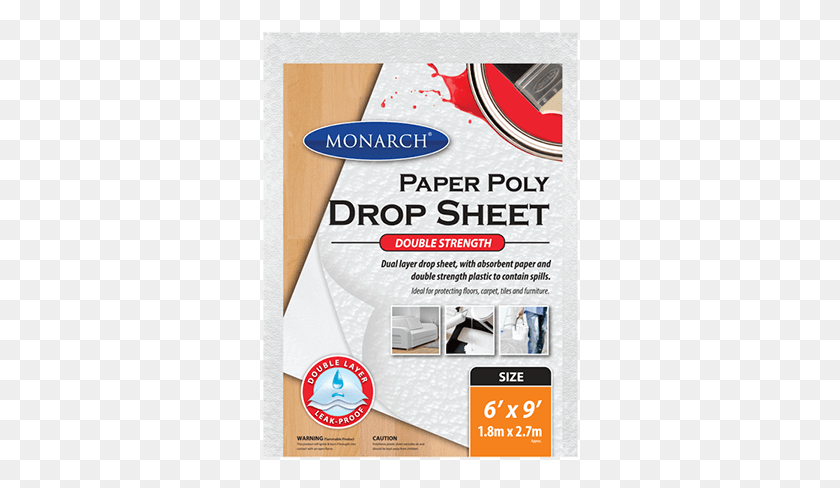 316x428 Monarch Double Strength Paper Poly Drop Sheet Five Star, Flyer, Poster, Advertisement HD PNG Download