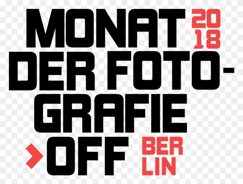 879x651 Descargar Png Monat Der Fotografie Off Berlin Berlin, Texto, Símbolo, Logo Hd Png
